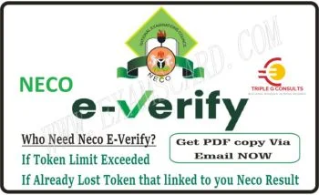 Buy NECO Result Verification Pin