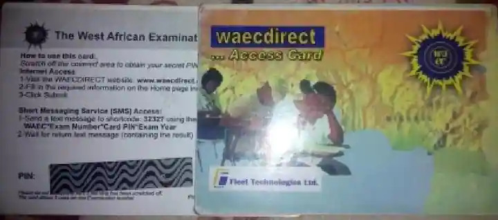 Buy WAEC Scratch Card Online on Triple G Online Limited Instantly